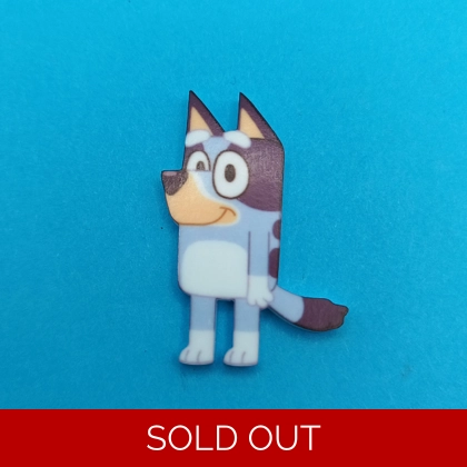 Bluey pin badge